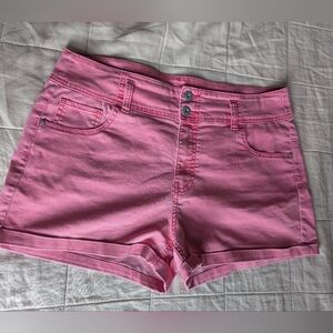 No Boundaries Pink Jean Shorts Casual Style 17